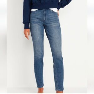 Old Navy Wow Straight High Rise Jeans Straight Leg Denim Blue Jeans Size 2